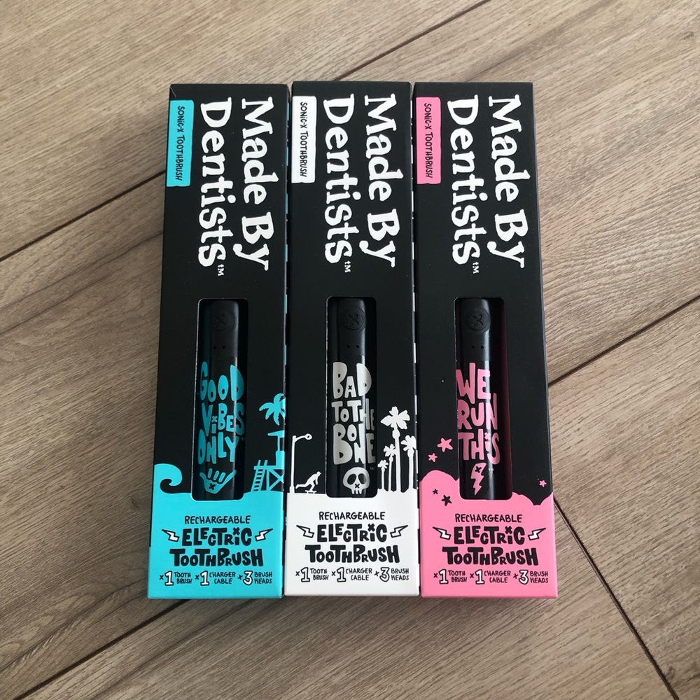 Made by Dentists Sonic Tween Rechargeable Electric Toothbrushes Bundle